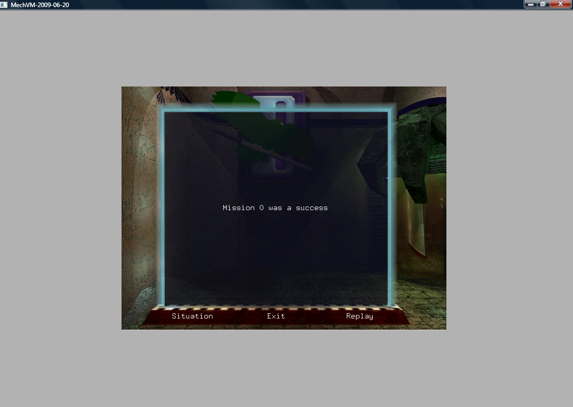 MechVM already knows whether a mission succeeded or not