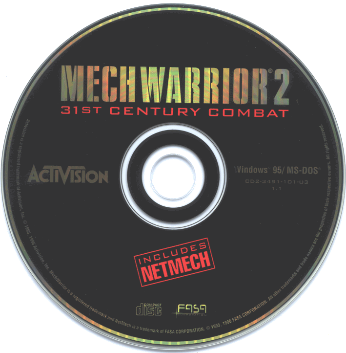 Retail MechWarrior 2 - Netmech Edition